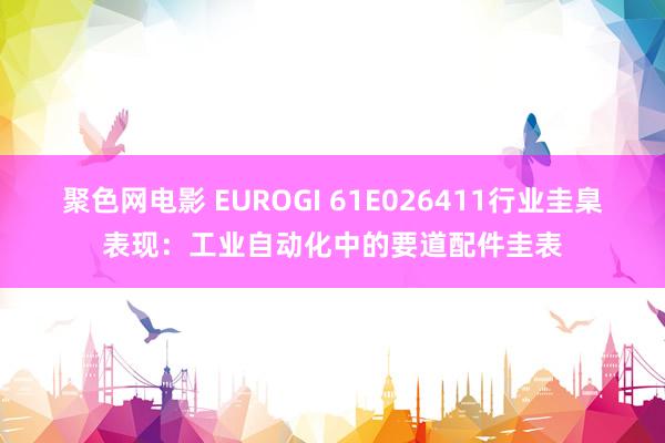 聚色网电影 EUROGI 61E026411行业圭臬表现：工业自动化中的要道配件圭表